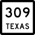 State Highway 309 marker