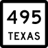 State Highway 495 marker