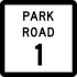 Park Road 1 marker