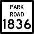 Park Road 1836 marker