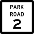 Park Road 2 marker
