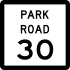 Park Road 30 marker