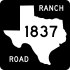 Ranch to Market Road 1837 marker