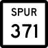 State Highway Spur 371 marker