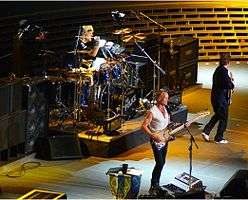 The Police onstage