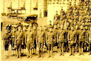 Men from the 6th Machine Gun Battalion in Washington D.C. on 12 August 1919