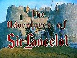 A castle gateway behind the series titles