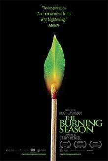 The Burning Season poster
