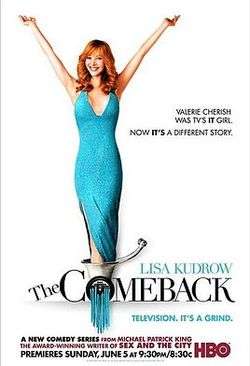 Poster for the TV series The Comeback