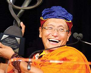 The Gyalwang Drukpa received the United Nations Millennium Development Goals (MDG) Honour in September 2010