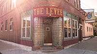 The Levee bar is a popular drinking establishment located near the Healy Metra stop in Hermosa, Chicago, IL.