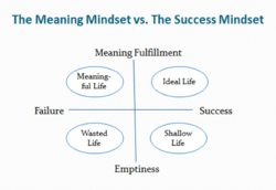 The Meaning Mindset vs. the Success Mindset (Wong, 2012)