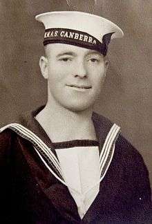 Official Royal Australian Navy portrait photograph of Frank Jenner