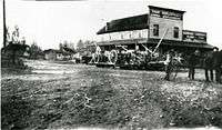 Thorp Mercantile Company and general store in Thorp, Washington. 1915