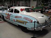 NASCAR winner "The Fabulous Hudson Hornet"
