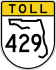 State Road 429 marker