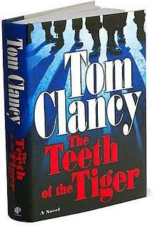 Side and front cover art for The Teeth of a Tiger.
