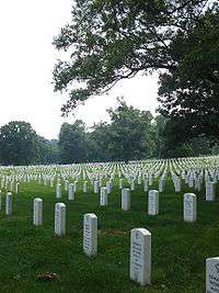 Tombstones at Arlington National Cemetery, July 2006