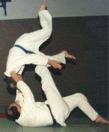 photo of Tomoe nage judo throw