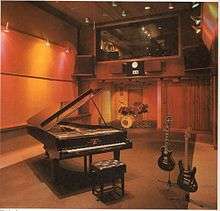 Trident Studios London showing Interior from the Studio and the famous Bechstein Piano.