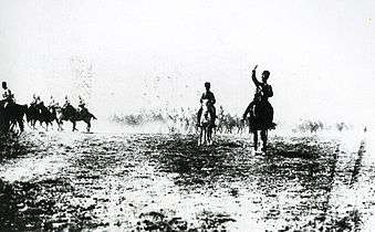 Cavalry galloping