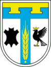Coat of arms of Tysmenytsia Raion