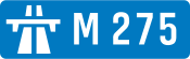 M275 motorway shield