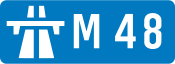 M48 motorway shield
