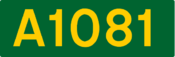 A1081 road shield