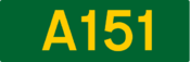 A151 road shield