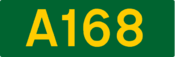 A168 road shield