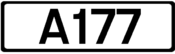 A177 road shield