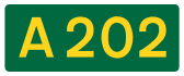 A202 road shield