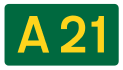 A21 road shield