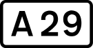 A29 road shield