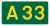 A33 road shield