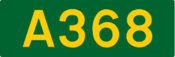 A368 road shield