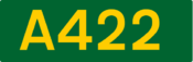 A422 road shield
