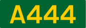 A444 road shield