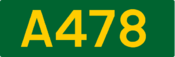 A478 road shield