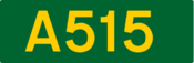 A515 road shield