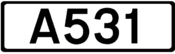 A531 road shield