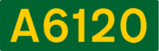 A6120 road shield