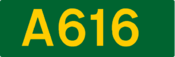 A616 road shield