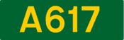 A617 road shield