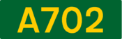 A702 road shield