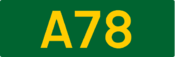 A78 road shield