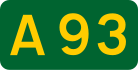 A93 road shield