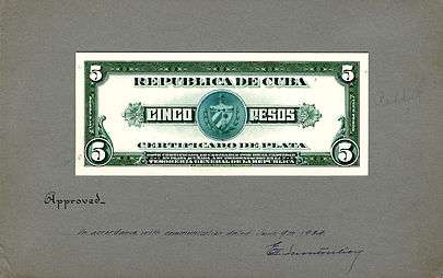 US-BEP-República de Cuba (progress proof) five silver pesos, 1930s (CUB-70-reverse).jpg