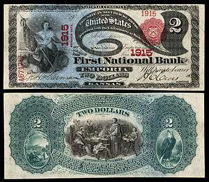 $2 National Bank Note
